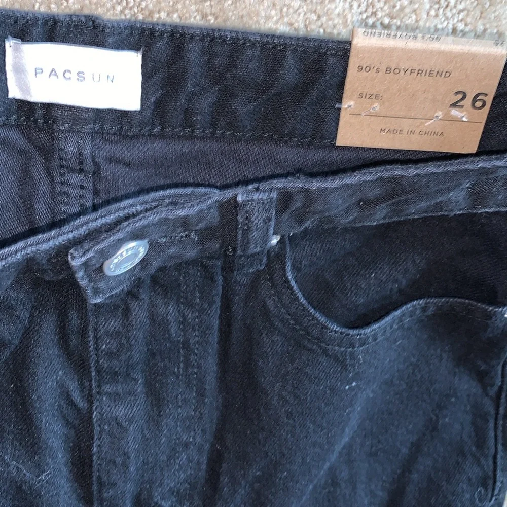 PacSun‎ Black Ripped '90s Boyfriend Jeans